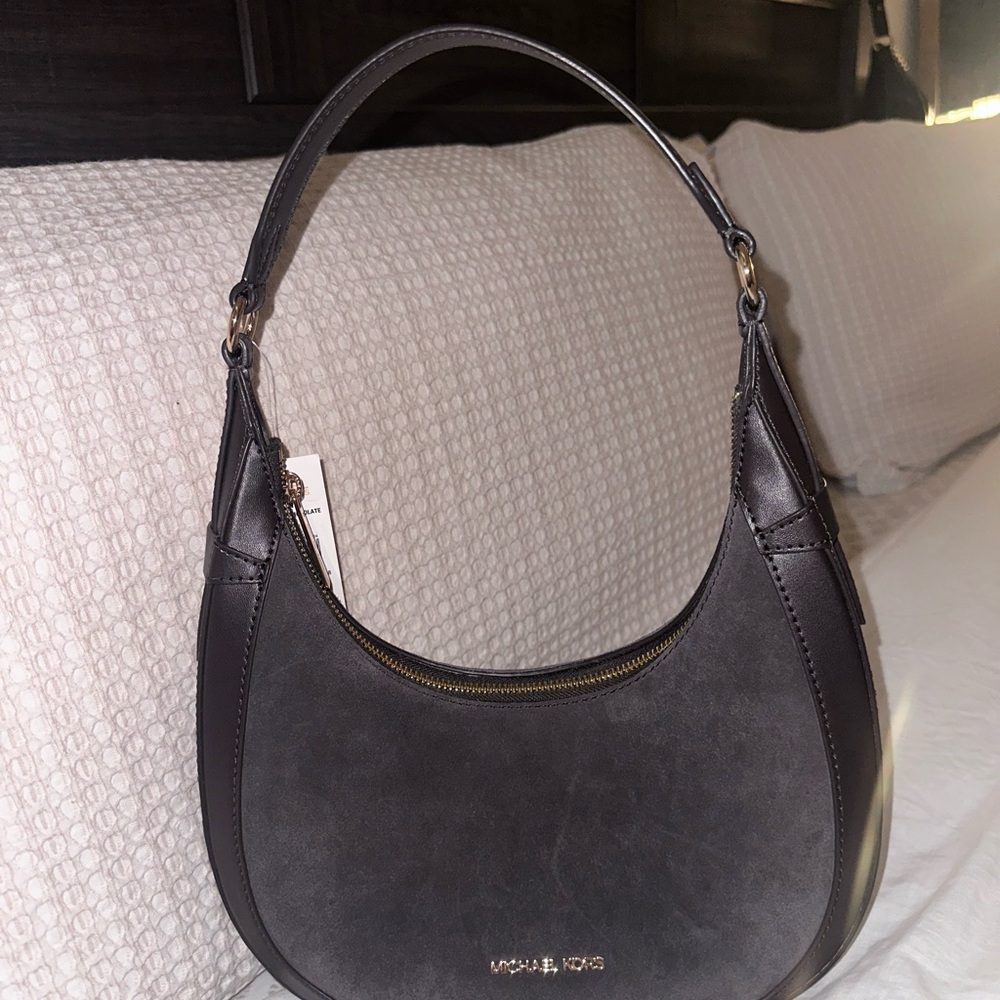 Michael Kors Dark Gray Hobo Bag